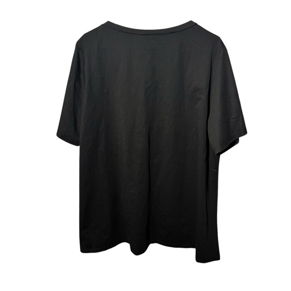 Bloomchic black vneck tshirt size 22-24 comfort plus size - Picture 4 of 4